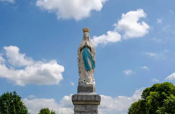 Photo of Statue of Our Lady of Immaculate Conception. Lourdes, France