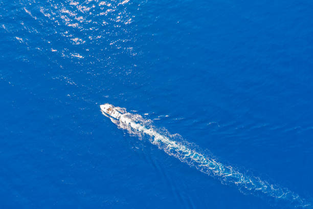 istock Yacht travelling over mediterranean sea 1032032256