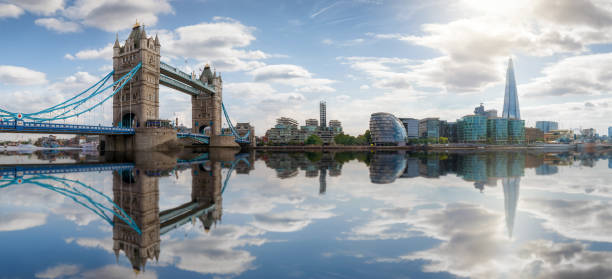 istock From Tower Bridge to London Bridge on a sunny summer day 1032034332