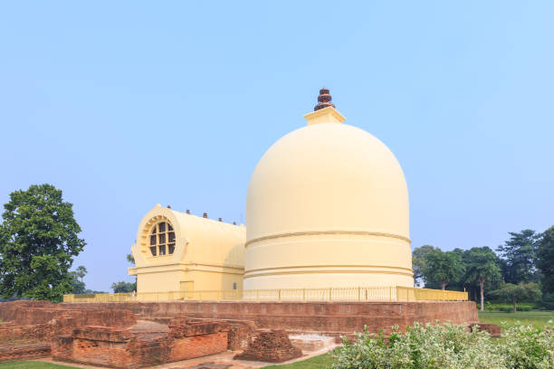 istock Parinirvana Stupa and temple, Kushinagar, India 1032039988