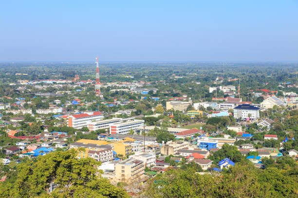 istock Petchaburi city bird eye view 1032041228