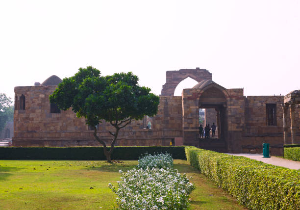 istock complex ruins in Delhi Kutb Minar 1032047644