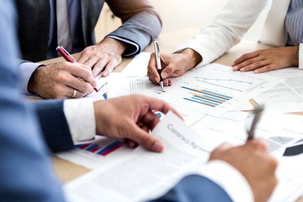 istock Business team discussing charts 1032053758