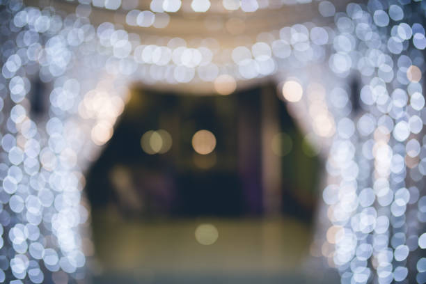 istock Elegance frame made from light blue bokeh, abstract glitter. Blurred silver white bokeh lights bokeh from decoration for add text, copy space, wallpaper, background. Soft and blur style. 1032057788