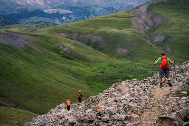 istock HIking down a rocky talus slope in San Juan Mountains 1032066882