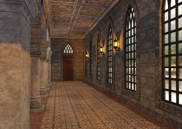 istock 3D illustration fairy tale medieval castle 1032081656