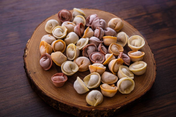 istock Frozen semi-finished products from dough and meat 1032083160
