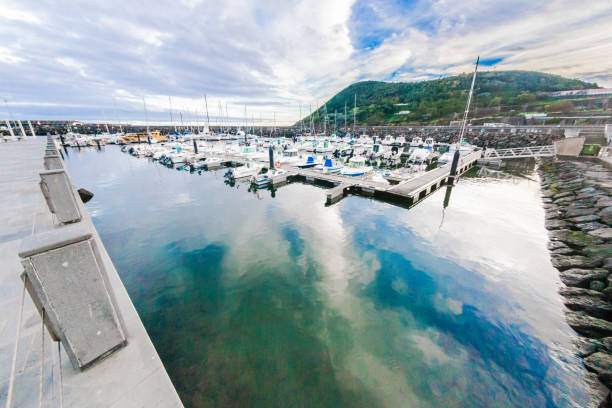 Marina in Angra do Heroism, Azore Islands