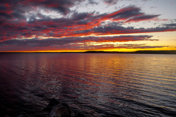 istock Sunset at the lake Unden 1032098746