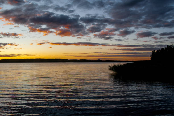 istock Sunset at the lake Unden 1032098854