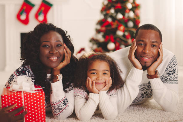 istock Family portrait at Christmas 1032099956