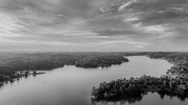 istock Fort Loudon TIny House - Black and White 1032105568