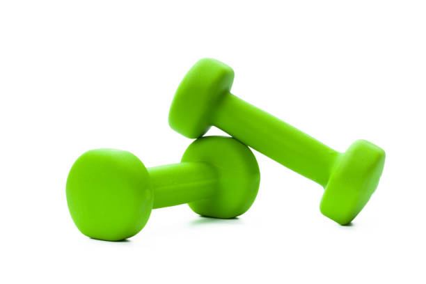 istock Dumbbells isolated on white 1032120422
