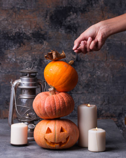 istock Halloween still life background with copy space 1032153520
