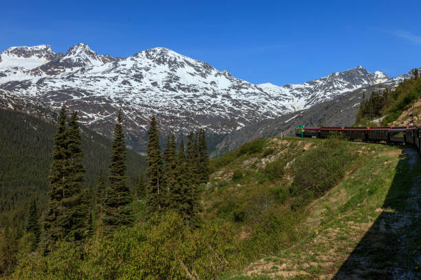 istock Views from the White Pass Mountain Tourist Train 1032161080