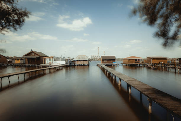istock Village on the lake 1032170390