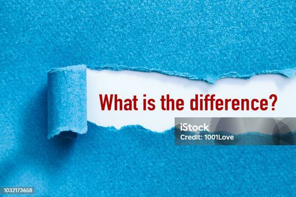 What Is The Difference Stock Photo - Download Image Now - Contrasts, Standing Out From The Crowd, Variation