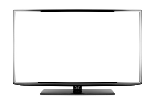 vacío negro flat tv pantalla monitor de la computadora photo