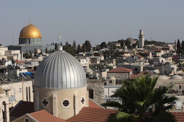 istock Jerusalem old city panoramic aerial view 1032184030