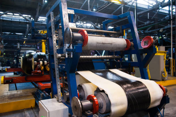 istock Manufacture of tires 1032185066