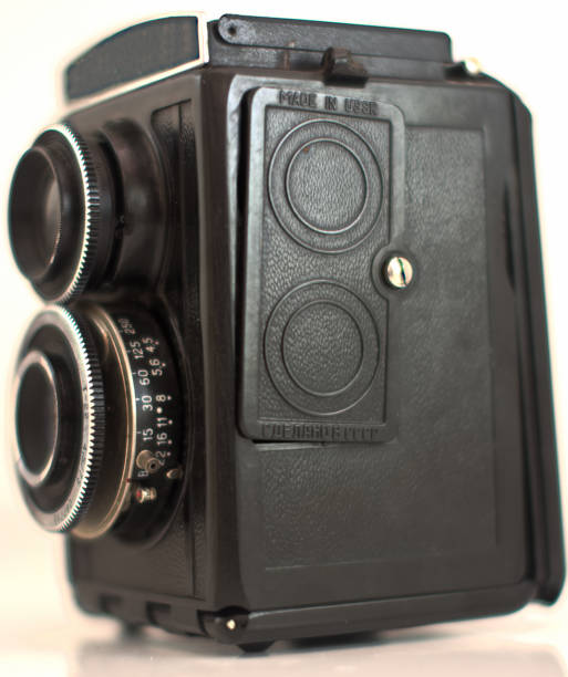 istock Vintage Camera Made in USSR 1032186392