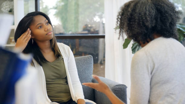 istock Teenager with attitude ignores her mom 1032210068