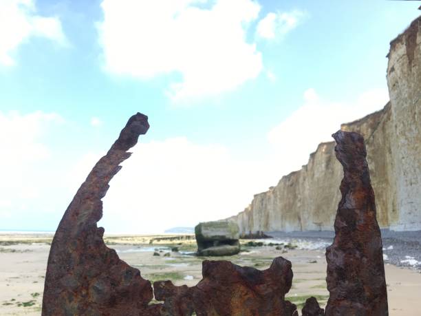 istock Upper Normandy beach, Saint -Valery-en-Caux 1032222208