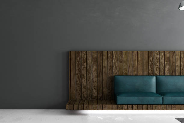 istock loft style room with green sofa 1032243460
