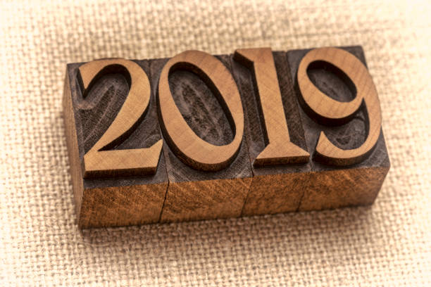 istock 2019 year number abstract in letterpress wood type 1032256364