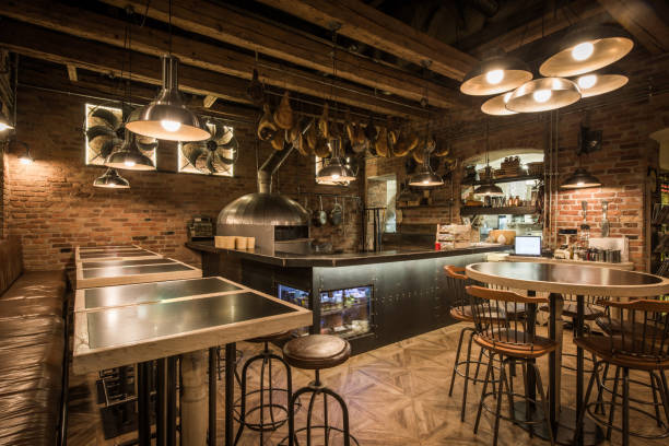 istock Interior of beautiful modern cafe 1032259306