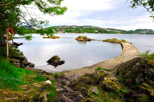 Lake Nordas. where componia the Norwegian composer Edvard Grieg