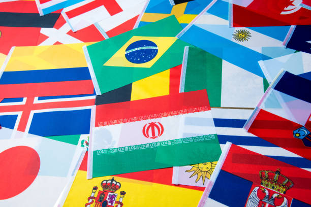 istock Full Frame Shot Of Various Colorful Flags 1032303870