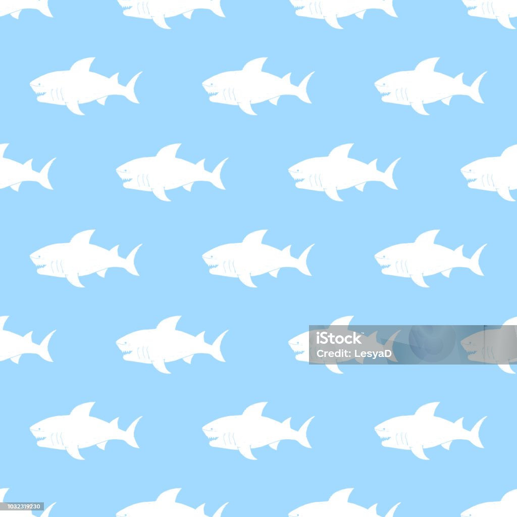 Hai Musterdesign Hand Gezeichnete Skizzierte Doodle Hai Hai Musterdesign Hand Gezeichnete Skizzierte Doodle Hai