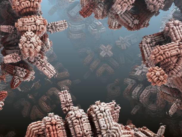 istock futuristic digital 3d art fractal illustration 1032338716