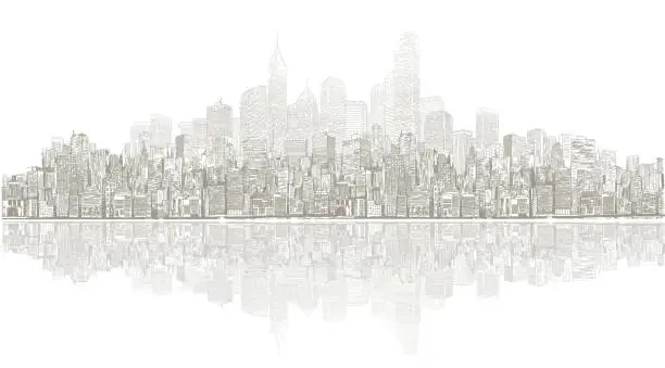 Vector illustration of Cityscape