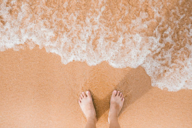 istock Women standing on beach , summer concept 1032426386