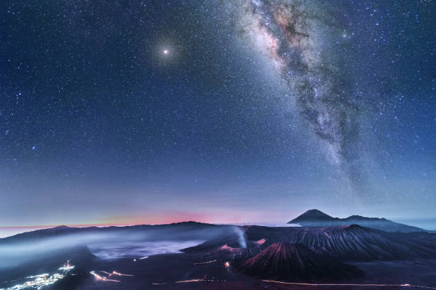 istock Astrophoto Milky way at Volcano Mt.Bromo East Java,Indonesia 1032427828