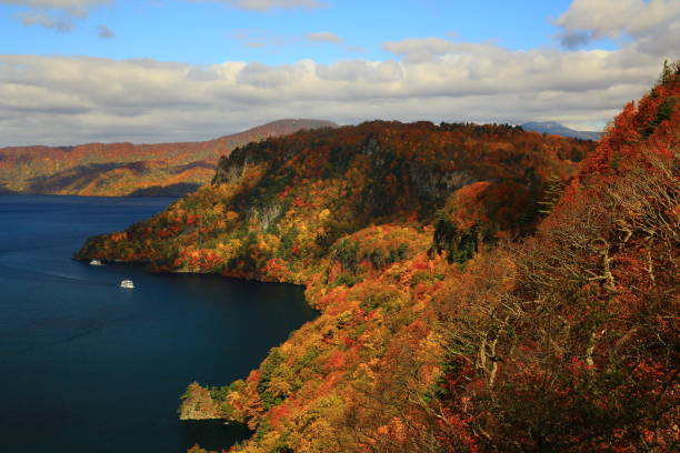 istock Autumnal leaves of Towada 1032448686