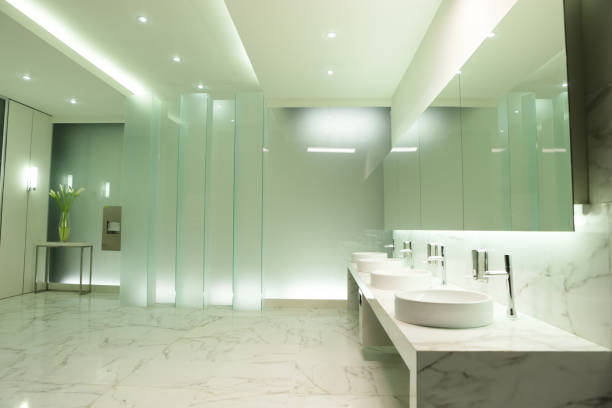 istock on the side of mirror, basin and faucet 1032454802