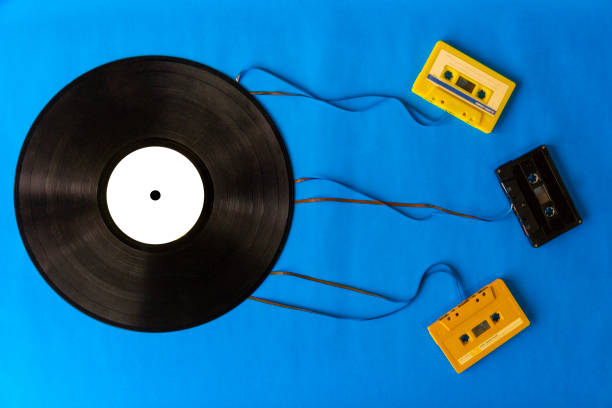 istock old vinyl records and tape cassette 1032469806