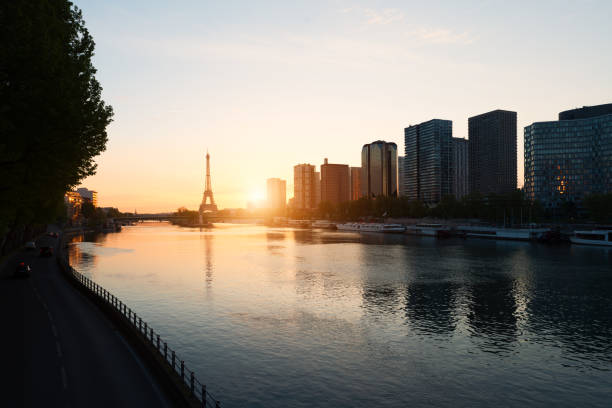 istock Paris skyline with Eiffel tower and Seine river in Paris, France. 1032472024