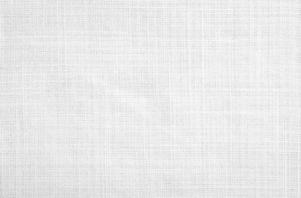 white fabric - material burlap textured textile imagens e fotografias de stock