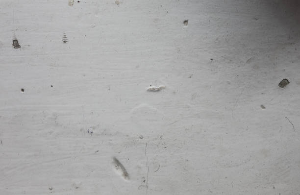istock Dirty white wall with holes, scratches and dots background. Whitewash texture. Vertical photo. 1032473028