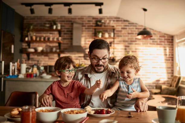 istock Family enjoying breakfast 1032479460