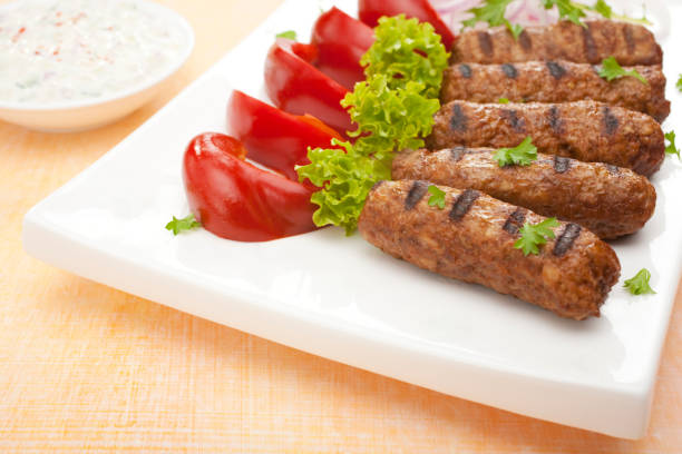 istock Kebabs or Cevapcici Balkan Food 1032485902