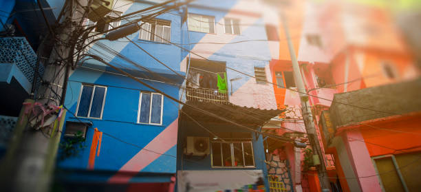 centro da cidade e do rio de janeiro, favela - brazil sea nautical vessel urca - fotografias e filmes do acervo