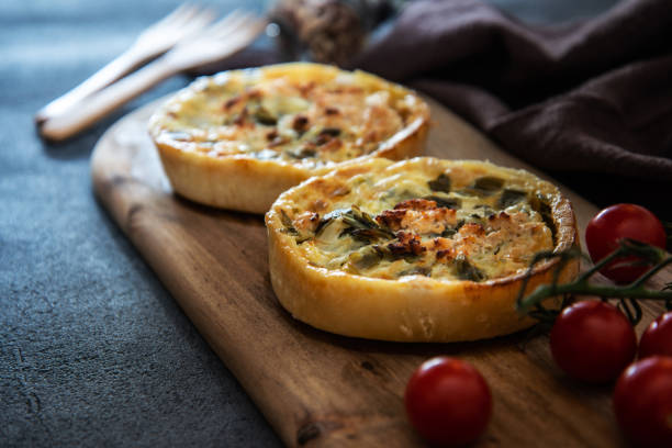 istock Leek quiche and smoked salmon 1032490018