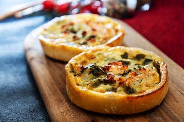 istock Leek quiche and smoked salmon 1032490040