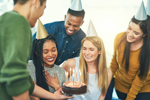 istock The cake for the birthday girl 1032494476