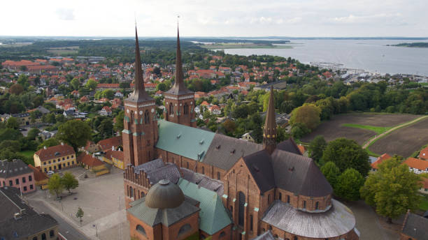 Roskilde Cathedral stock photo